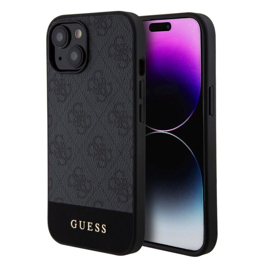 Kryt Apple iPhone 15  Magsafe Guess   PU 4G Stripe