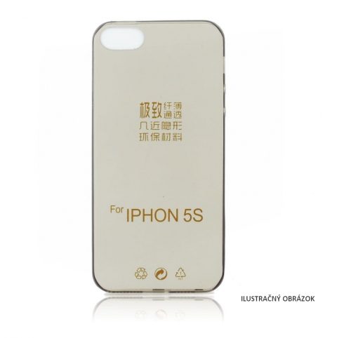 Zadný ochranný silikonový kryt 0.3mm Apple iPhone SE iPhone 8 iPhone 7 tmavé