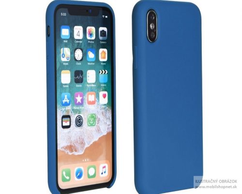 Zadný ochranný kryt Samsung Galaxy S9 G960 Forcell modrý Silicone