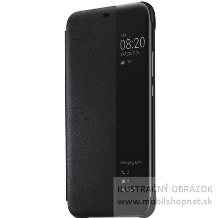 Knižkové púzdro značkové Huawei Mate 20 lite čierne Originál