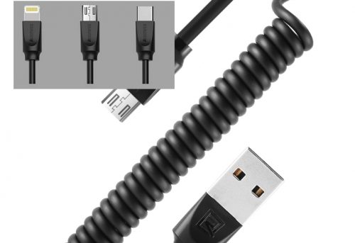 Dátový kábel iPhone lightning REMAX čierny RC-117i