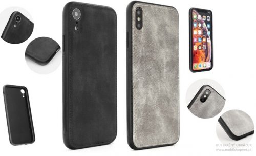Zadný ochranný kryt Apple iPhone Xs Max Forcell čierne Denim