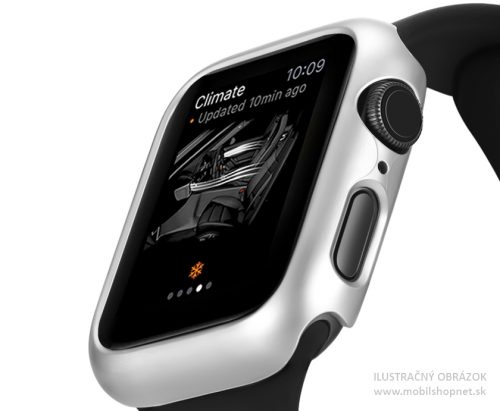 Ochranný kryt pre hodinky Apple Watch Series 6 44mm Watch Series 5 44mm Watch Series 4 44mm strieborný