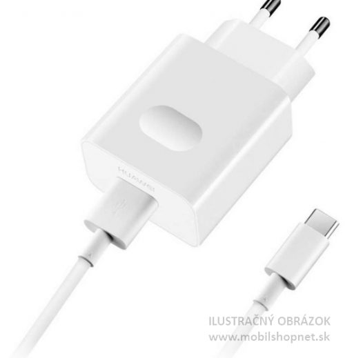 Sieťová nabíjačka USB Huawei AP81 + kabel Huawei USB-C