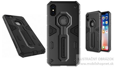 Zadný ochranný kryt Nillkin Apple iPhone Xs Max čierny Defender II