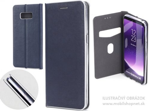 Púzdro knižka Vennus Case book Silver Apple iPhone 8 PLUS iPhone 7 PLUS modré