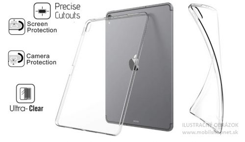 Zadný ochranný silikonový kryt 0.5mm Apple iPad PRO 12.9″ 2018 transparentný
