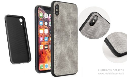 Zadný ochranný kryt Apple iPhone Xs iPhone X Forcell sivý Denim