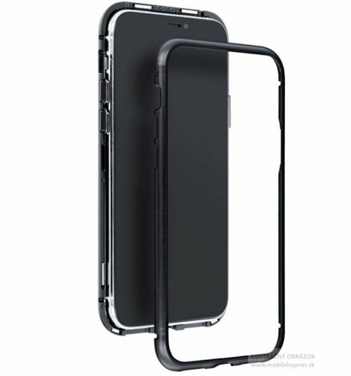 Zadný ochranný kryt s magnetickým rámom Samsung Galaxy A70 a705 čierny