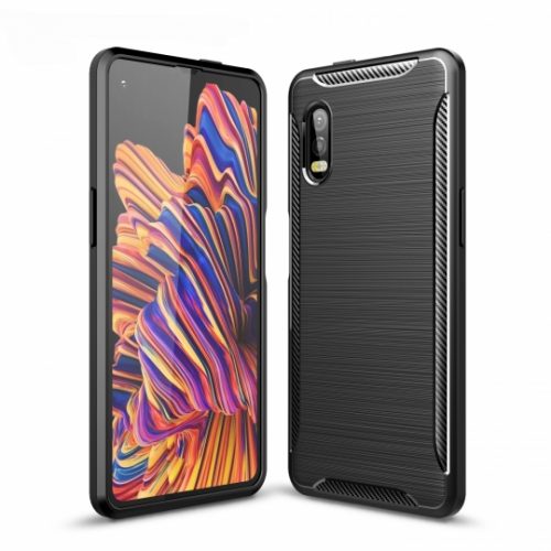 Zadný ochranný kryt CARBON Samsung Galaxy Xcover Pro G715 Tech Protect