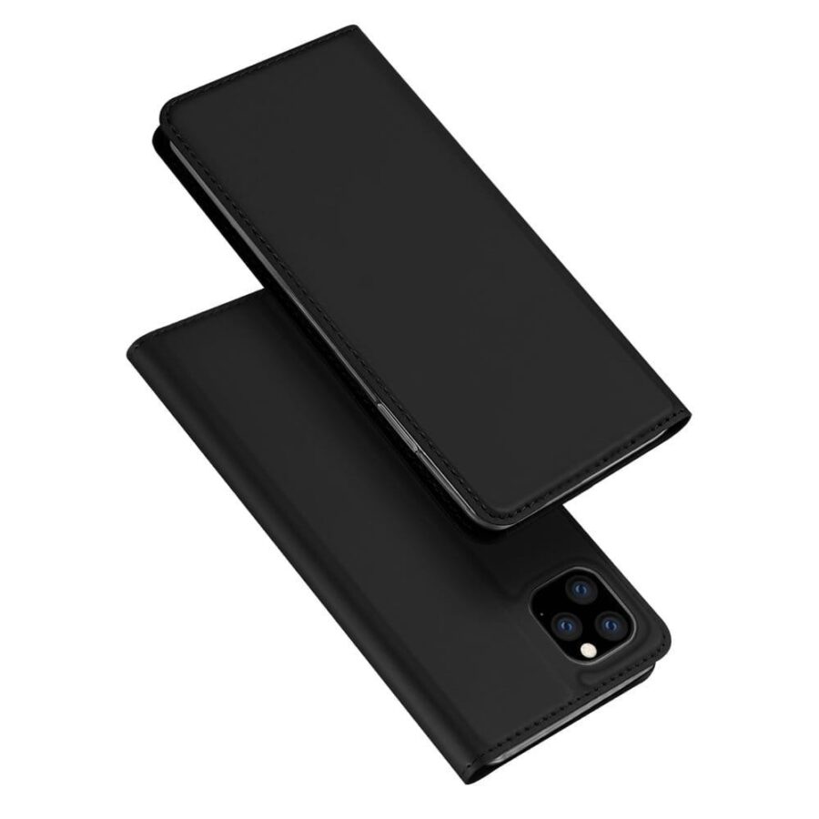 Otváracie puzdro apple iphone 11 pro dux ducis skin pro čierne