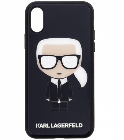 Kryt apple iphone x iphone xs karl lagerfeld glitter body iconik black