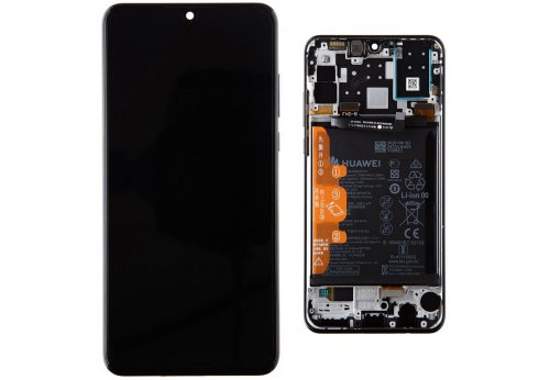 Displej a dotyková plocha Huawei P30 Lite čierny New edition ( MAR-LX1M ) Service Pack