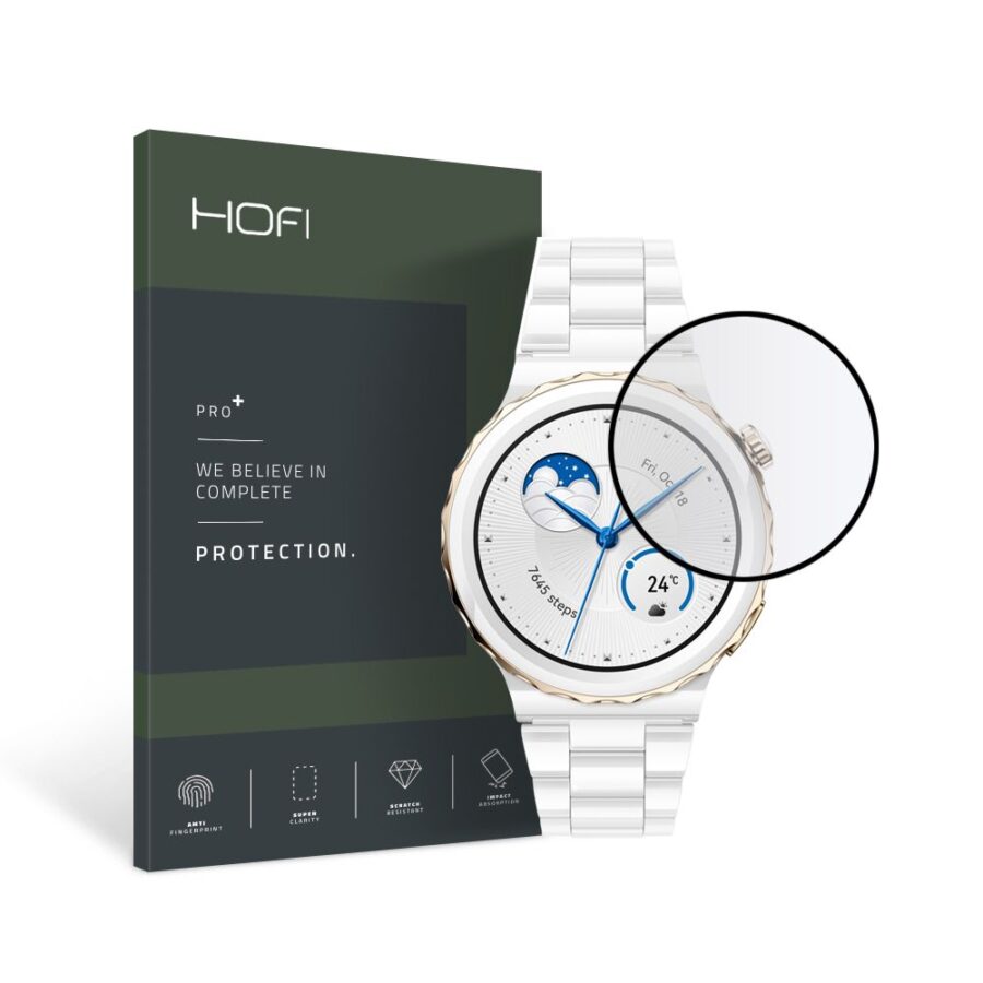 Ochranné sklo 5D Huawei Watch GT 3 PRO 43mm   Hofi Glass Pro+
