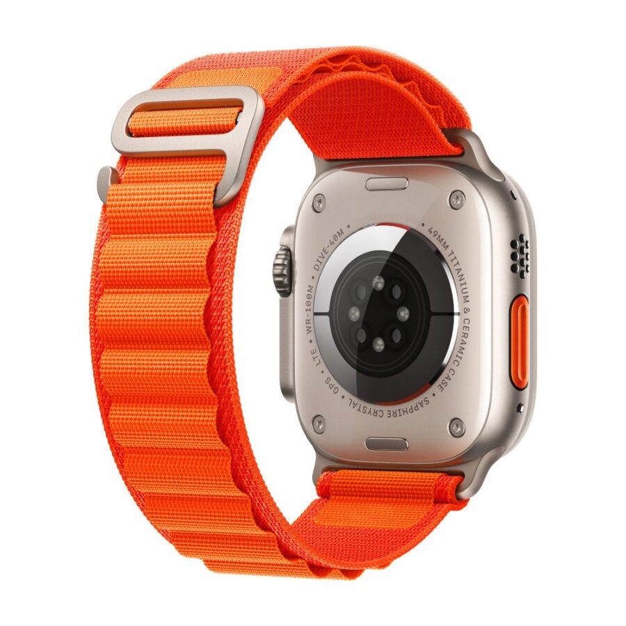 Remienok Apple Watch 46mm Watch 49mm   Nylon Ultra Orange - Image 2