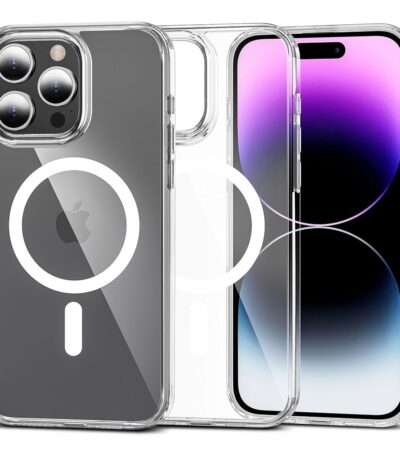Kryt apple iphone 15 pro max flexair hybrid magsafe transparentný