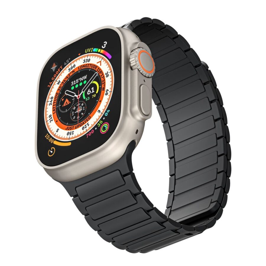 Remienok Apple Watch 46mm Watch 49mm   Iconband Magnetic čierny - Image 3